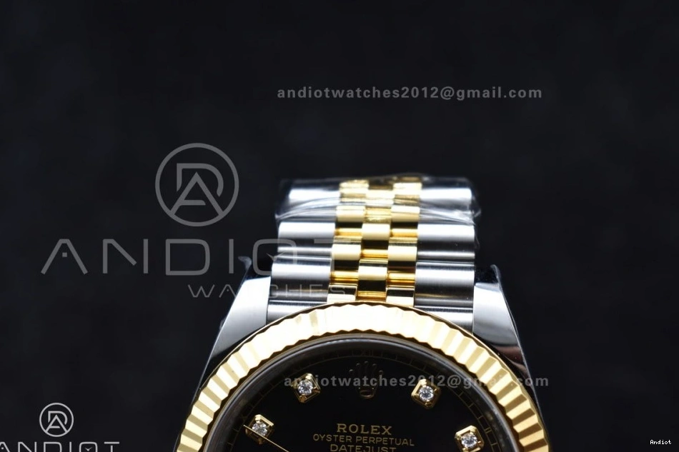 VR3235 Steel Jubilee On Clean 126333 YG 904L Dial YG SS 1:1 DateJust Best 41 Edition Bracelet Diamonds 0507